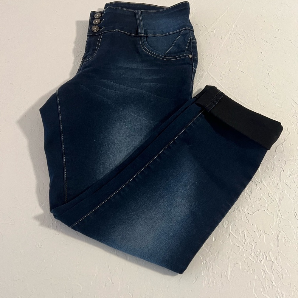 Dark Blue Women's  skinny Jeans